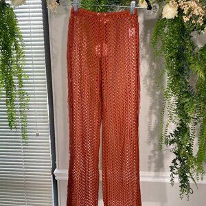 Camila Coelho Pants in Rust NWT